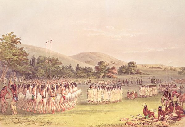 Choctaw Ball-Play Dance, 1834-35