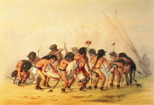 Mandan Archery Contest, c.1832