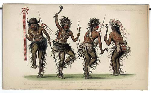 The War Dance by Ojibbeway Indians