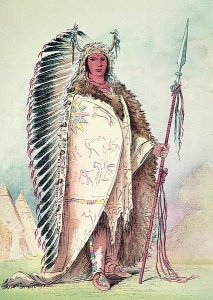 Sioux chief, 'The Black Rock'